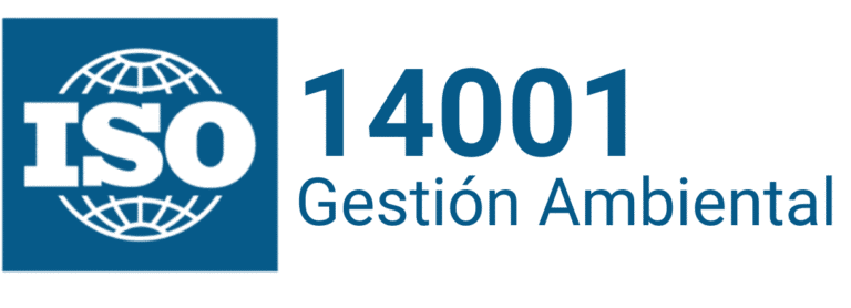 Logo ISO 14001 azul