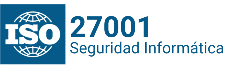 Logo ISO 27001 azul