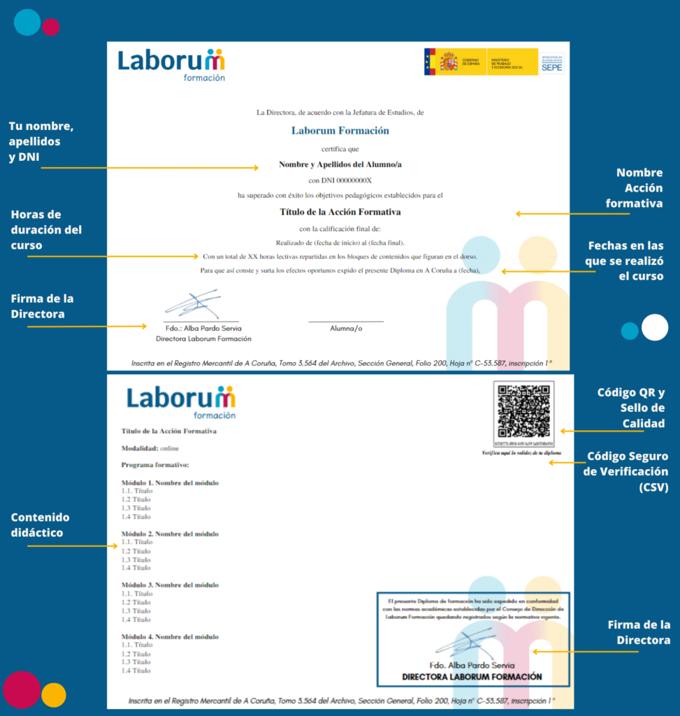 Mockup diploma